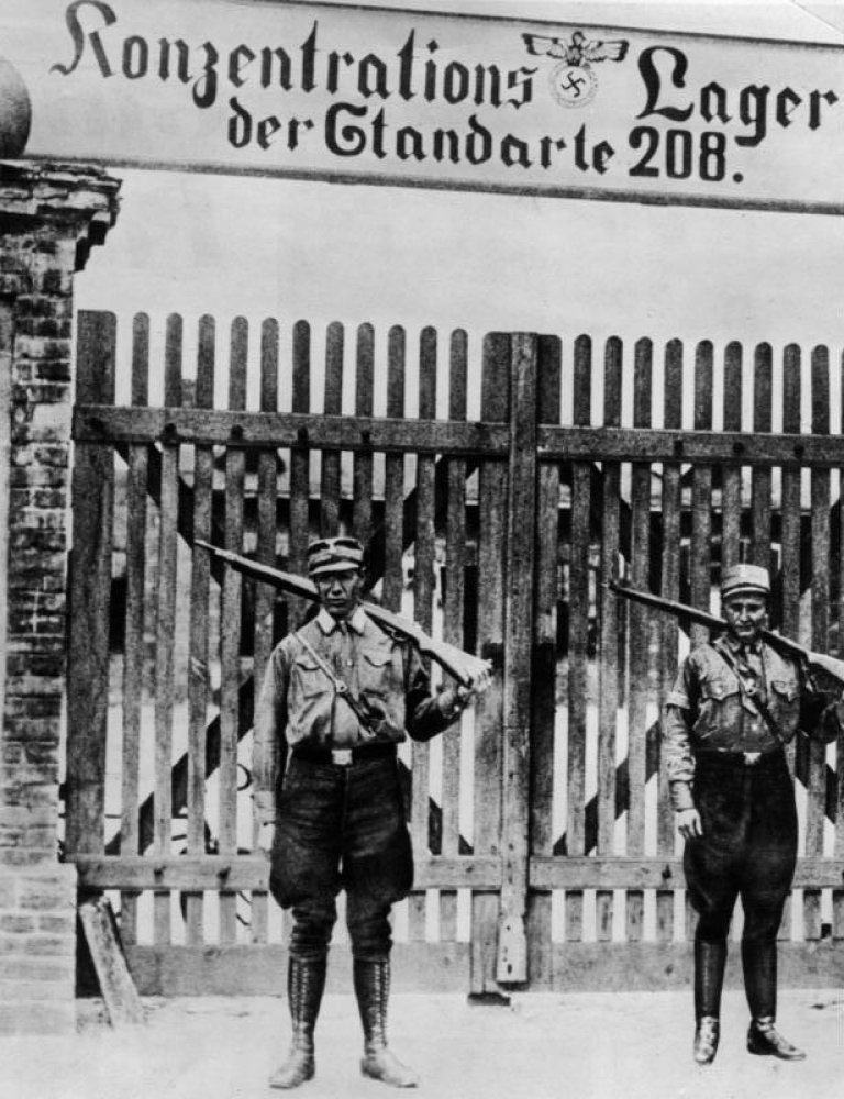 Which was the SECOND concentration camp established by the Nazi regime in Germany?