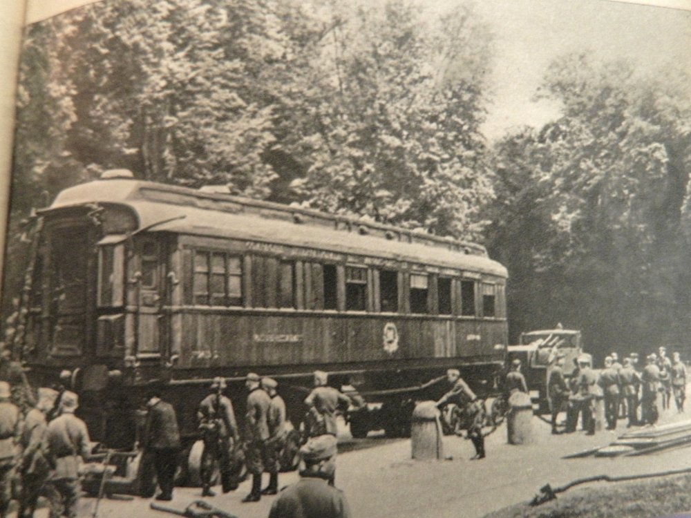 After the fall of France, the country's leadership was forced to sign the armistice in the same spot and in the same railway wagon where Germany surrendered at the end of World War I. Why was Hitler not present during the signing of the armistice document?