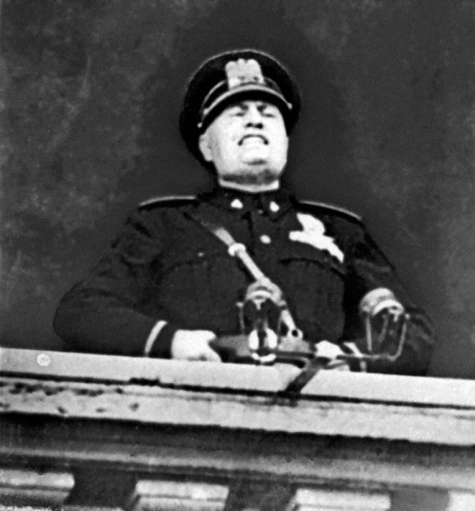 Italian dictator Benito Mussolini announced war against Britain and France on June 10, 1940. What was unusual about his declaration of war?