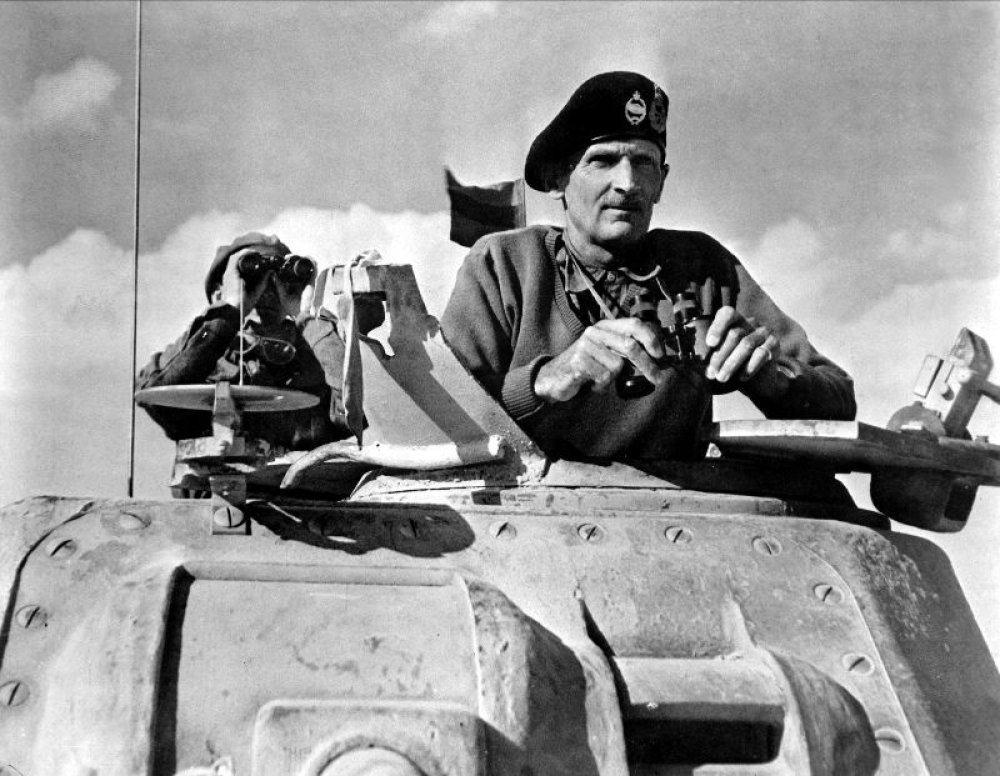 How did British General Bernard Law Montgomery become commander of the British Eighth Army in North Africa, where he would go on to stop Rommel’s advance?