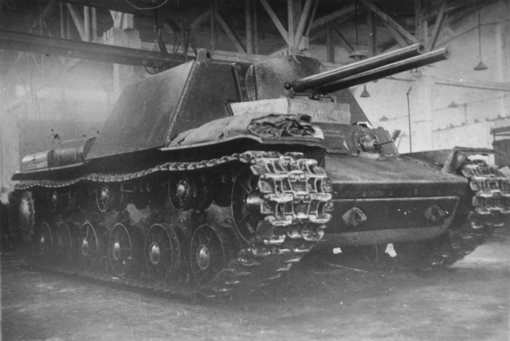 Can you identify this bizarre-looking, two-barreled World War II-era armored fighting vehicle prototype?